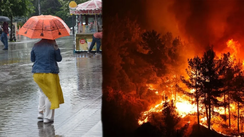 Türkiye’nin kuzeyinde sağanak ve hortum, batı ve güneyde orman yangınları 1 Türkiye’nin kuzeyinde sağanak ve hortum, batı ve güneyde orman yangınları