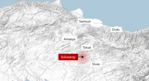 Sabah saatlerinde Tokat'ın Niksar ilçesinde meydana gelen 5,5 büyüklüğündeki deprem