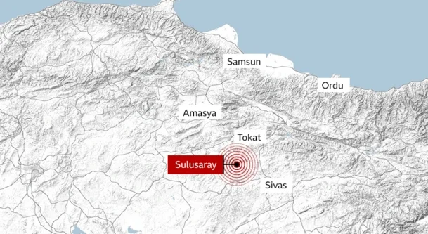 Tokat’ta 5,5 büyüklüğünde deprem Sabah saatlerinde Tokat'ın Niksar ilçesinde meydana gelen 5,5 büyüklüğündeki deprem